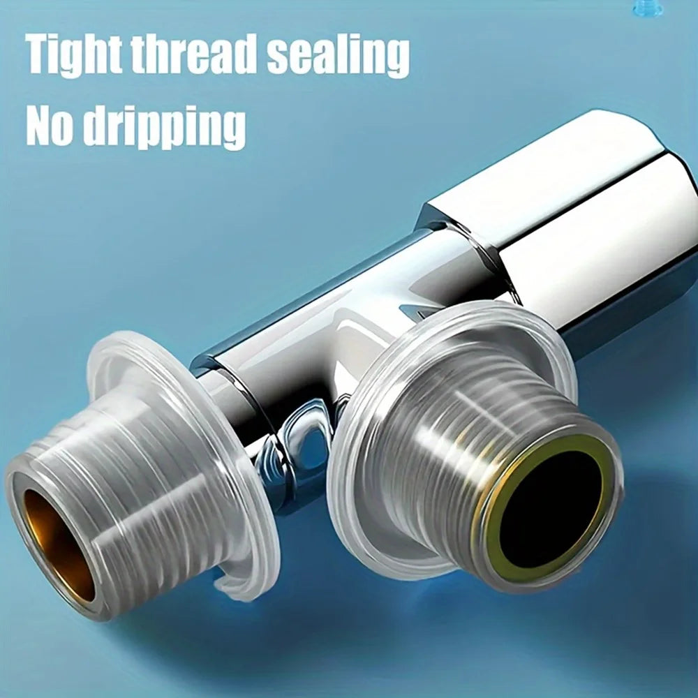 30Pcs Faucet Triangle Valve Leak-Proof Sealing Gasket Faucet Plumbing Silicone Seal Ring Washers - Transparent - 3