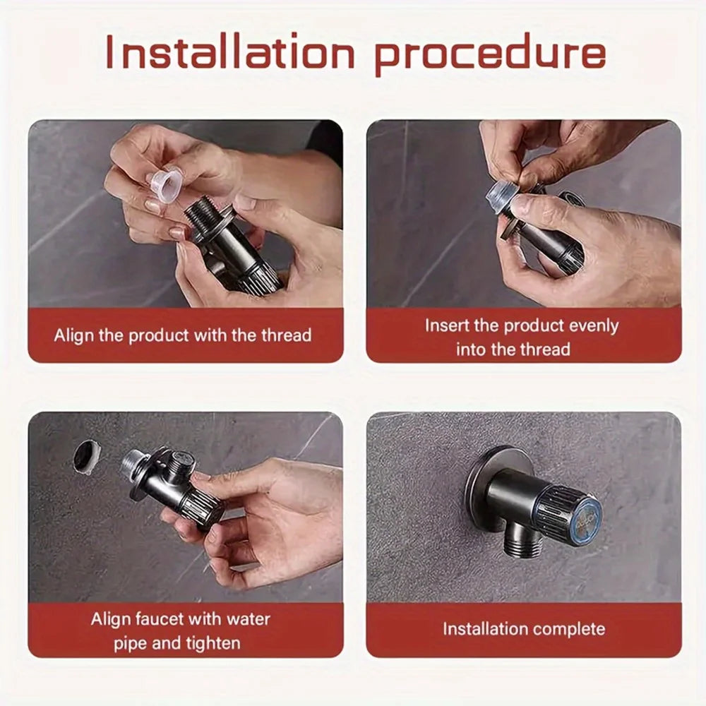 30Pcs Faucet Triangle Valve Leak-Proof Sealing Gasket Faucet Plumbing Silicone Seal Ring Washers - Transparent - 6