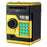 Fingerprint Password Safe Piggy Bank ATM-Style Electronic Coin and Cash Savings Children Plastic Saving Money Box - Gold - 1