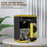 Fingerprint Password Safe Piggy Bank ATM-Style Electronic Coin and Cash Savings Children Plastic Saving Money Box - Gold - 3