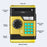 Fingerprint Password Safe Piggy Bank ATM-Style Electronic Coin and Cash Savings Children Plastic Saving Money Box - Gold - 4