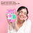 Fingerprint Password Safe Piggy Bank ATM-Style Electronic Coin and Cash Savings Children Plastic Saving Money Box - Gold - 7