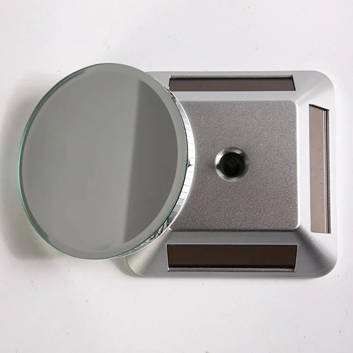 Solar Gem Display Turntable 360 Degrees Acrylic Tray Jewelry Display Stand - Gold - 6