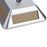 Solar Gem Display Turntable 360 Degrees Acrylic Tray Jewelry Display Stand - Gold - 7