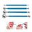 21031324 24PCS Pottery Tools Set Stone Plastic Clay Carving Knives Toys DIY Tools Dotting Pen - 2