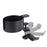 Aluminum Alloy Clamp-On Desk Cup Holder 360 Degree Rotatable Headphone Bag Hanger - Black - 2