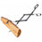 Indoor Outdoor Firewood Steel Tong Foldable Fireplace Fireproof Firewood Clamp Tool - 1