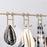 Drill Free S Shape Dual Hook Space Saving Stainless Steel Hanger for Bathroom Kitchen - Gold - 6