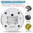 12cm Electric Rotating Display Stand Jewelry 360-Degree Photography Adjustable Speed Turntable - White - 3
