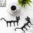 2 PCS Cat Shaped Music Book Clip Iron Piano Sheet Holder Bookmark Page Clip Foldable Stand - 5