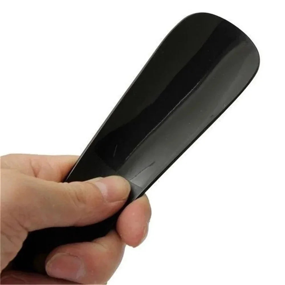 16cm Portable Shoe Horn Plastic Spoon Shaped Shoe Lifter Shoe Changing Assistant - 4