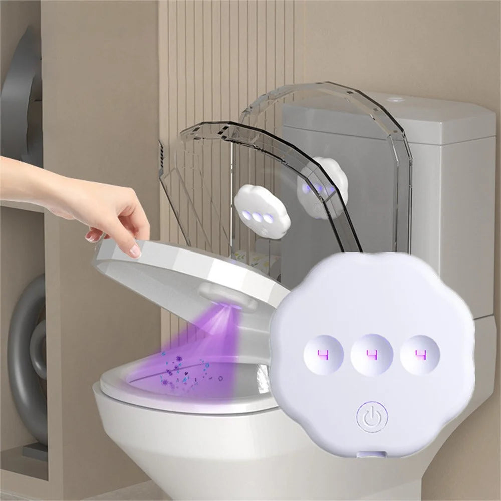 Smart Toilet Disinfection Lamp UV Sanitizer Home Bathroom Toilet Mini Automatic Sterilizer - 1