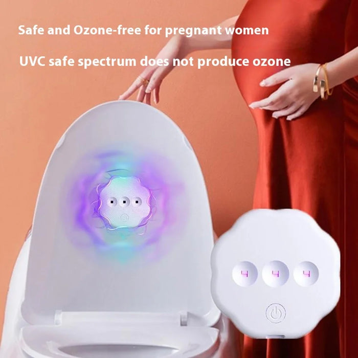 Smart Toilet Disinfection Lamp UV Sanitizer Home Bathroom Toilet Mini Automatic Sterilizer - 2