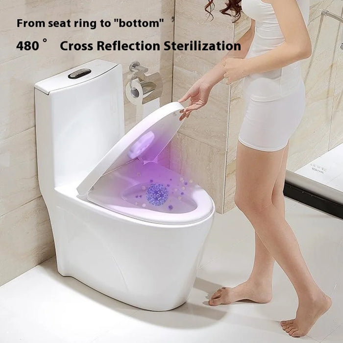 Smart Toilet Disinfection Lamp UV Sanitizer Home Bathroom Toilet Mini Automatic Sterilizer - 5