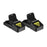 6Pcs Highly Sensitive Mouse Snap Trap Plastic Reusable Home Rodent Catcher - 6