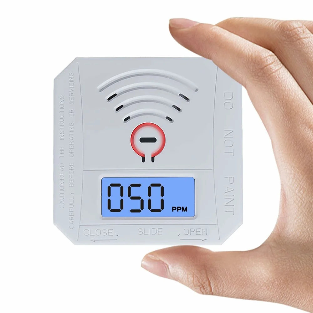 Mini Carbon Monoxide Detector with LCD Display Home Safety CO Alarm Sensor - Style A - 7