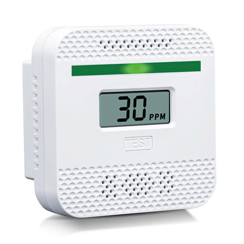 Carbon Monoxide Detector with LCD Display Battery Powered Home CO Alarm Sensor - 1