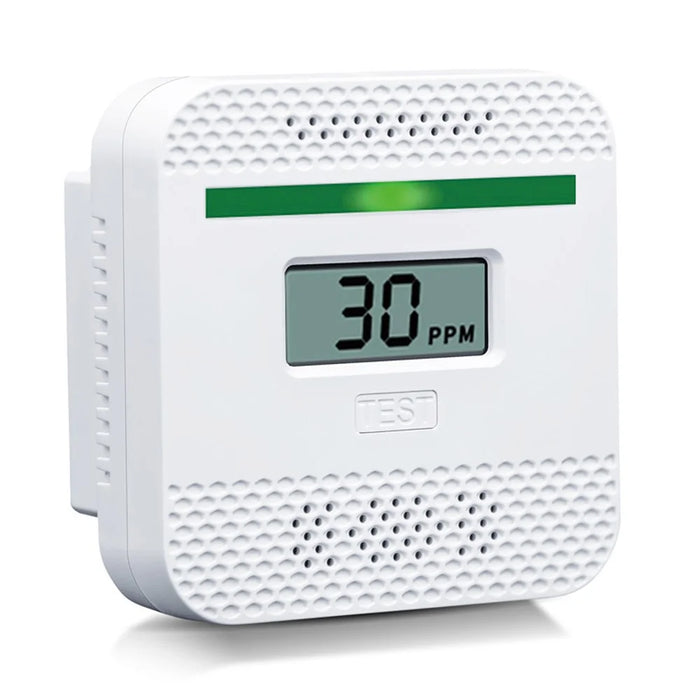 Carbon Monoxide Detector with LCD Display Battery Powered Home CO Alarm Sensor - 1