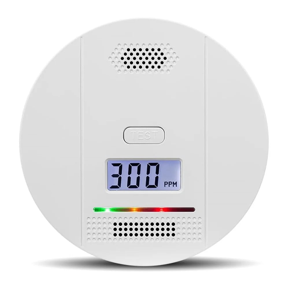 LCD Display Carbon Monoxide Alarm Detector Home Security Portable CO Sensor - 1