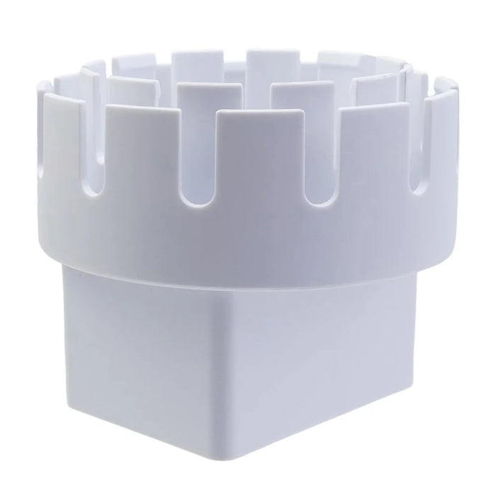 2x3 Inch Drain Pipe Draining Rain Gutter PVC Drain Connector Downspout Adapter - White - 7