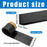Under Couch Guards Blocker 3m PVC Strap Baffle Bottom Gap Bumper Barrier for Under Sofa Bed - Black - 7