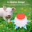 Piggy Milk Feeder 2.5L Round Piglet Poultry Breeding Feeder with 6 Pacifiers for Lambs, Piglets, Cows - 3
