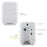 TS-FT0402 Wireless Indoor Outdoor Greenhouse Thermometer Digital Temperature Meter, 1 Receiver + 2 Transmitter - 4