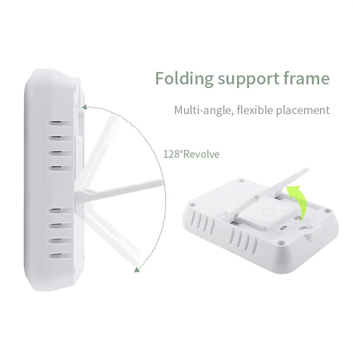 TS-FT0402 Wireless Indoor Outdoor Greenhouse Thermometer Digital Temperature Meter, 1 Receiver + 2 Transmitter - 7