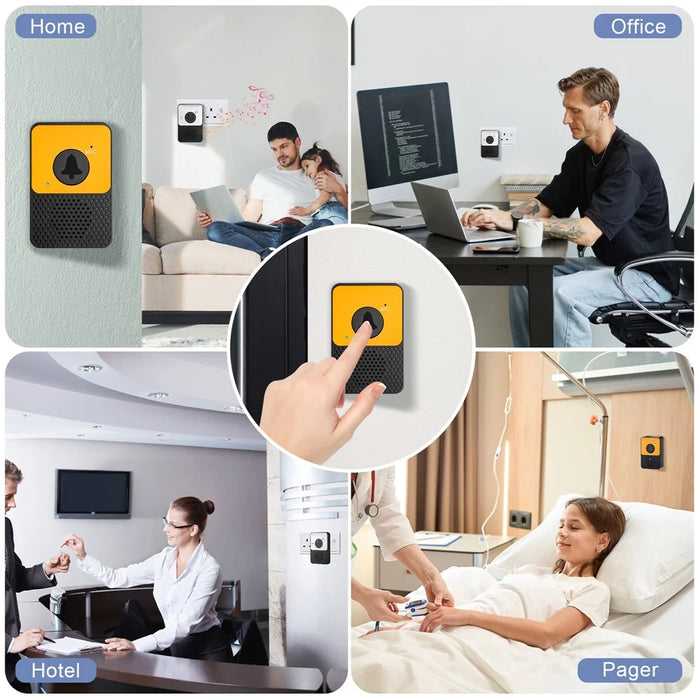 D30 Wireless Voice Intercom Doorbell Volume Adjustable Two Way Talk Door Bell - 4