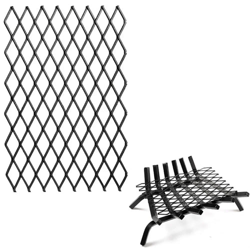 7.5x11.8 Inch Solid Steel Fireplace Grate Ember Retainer Mesh Keep Burning Embers from Falling - 1