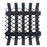 7.5x11.8 Inch Solid Steel Fireplace Grate Ember Retainer Mesh Keep Burning Embers from Falling - 3