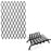 9.8x16.1 Inch Solid Steel Fireplace Grate Ember Retainer Mesh Keep Burning Embers from Falling - 1