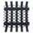 9.8x16.1 Inch Solid Steel Fireplace Grate Ember Retainer Mesh Keep Burning Embers from Falling - 3