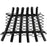 9.8x16.1 Inch Solid Steel Fireplace Grate Ember Retainer Mesh Keep Burning Embers from Falling - 4
