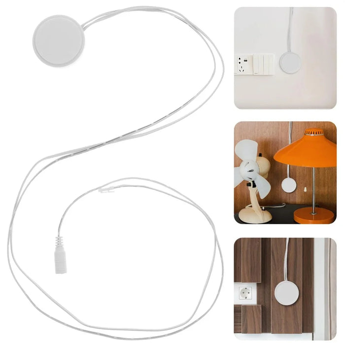 Drill Free Partition Touch Sensor Switch for Wardrobe Light Kitchen Cabinet Lamp - Central Control / White - 2