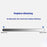 Drill Free Partition Touch Sensor Switch for Wardrobe Light Kitchen Cabinet Lamp - Central Control / White - 6