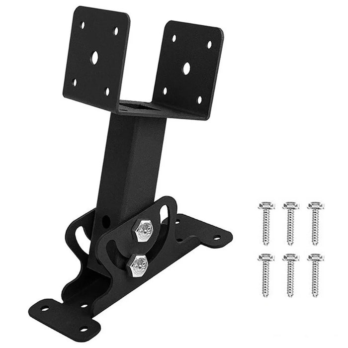 Heavy-Duty Adjustable Roof Mount Bracket for Pergola and Patio Canopy Support - 1