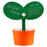 2025 Creative Plant Shaped Desktop Calendar with Pen Holder, DIY Planner - Orange - 1