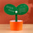 2025 Creative Plant Shaped Desktop Calendar with Pen Holder, DIY Planner - Orange - 2