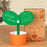 2025 Creative Plant Shaped Desktop Calendar with Pen Holder, DIY Planner - Orange - 7
