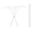 Foldable Clothes Drying Rack Carbon Steel Balcony Bedroom Indoor Free Standing Laundry Hanger Rod - 1