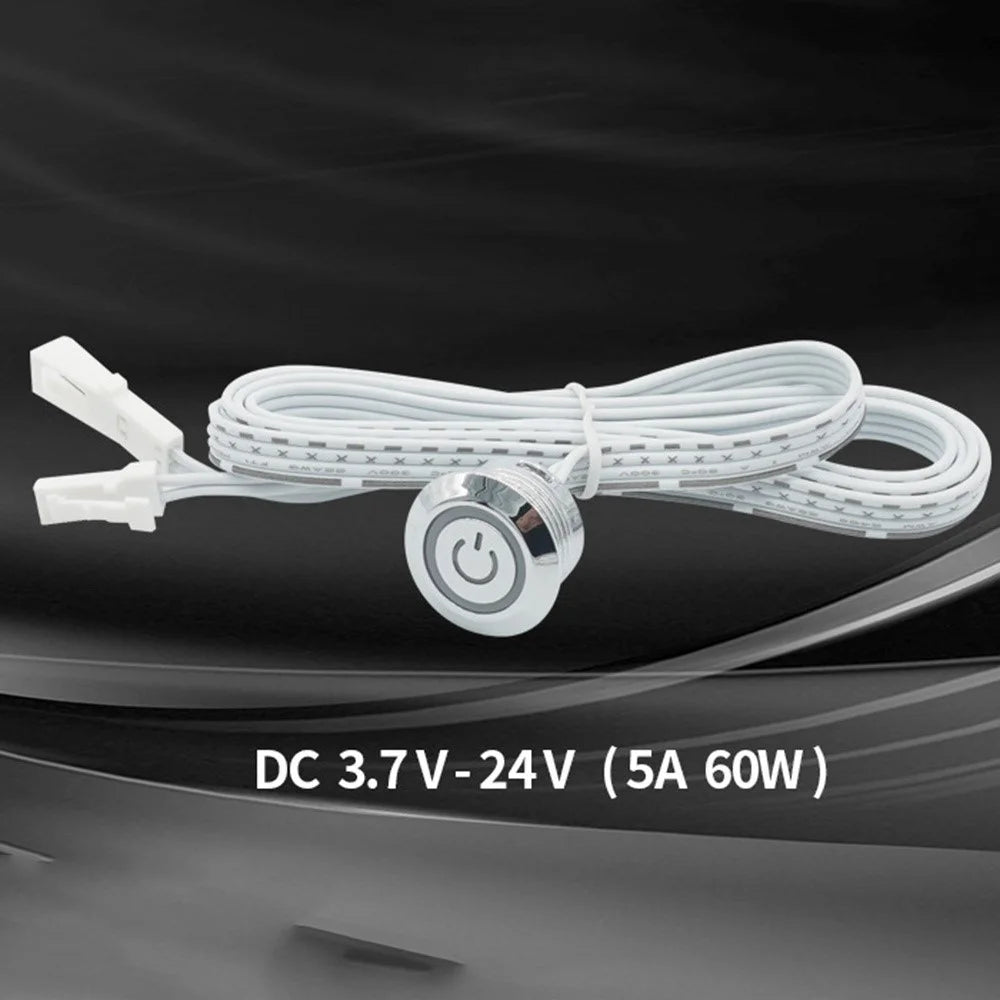 3.7V-24V Adjustable Touch Sensor LED Dimmer Switch for Cabinet Lights - 6