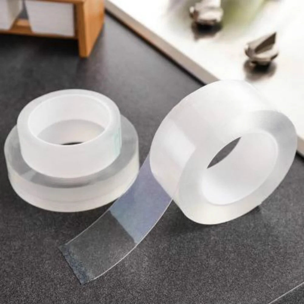 0.3mm Thick Kitchen Sink Mildew-Proof Tape Transparent Single-Sided Waterproof Anti-Oil Seam Sticker, 3cmx3m - 6