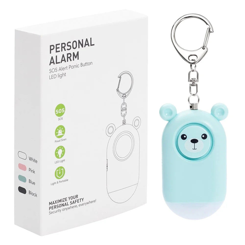 S11 Personal Safety Alarm for Women USB Rechargeable SOS Emergency Alertor - Blue - 1