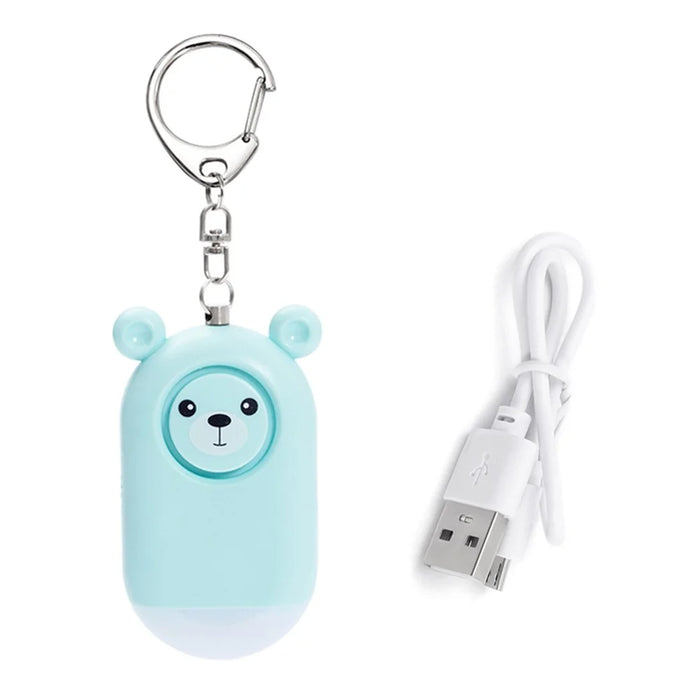 S11 Personal Safety Alarm for Women USB Rechargeable SOS Emergency Alertor - Blue - 2