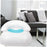 Inflatable Heart Shaped Living Room Leisure Flocked Sofa Single Chair with Backrest - Blue - 3