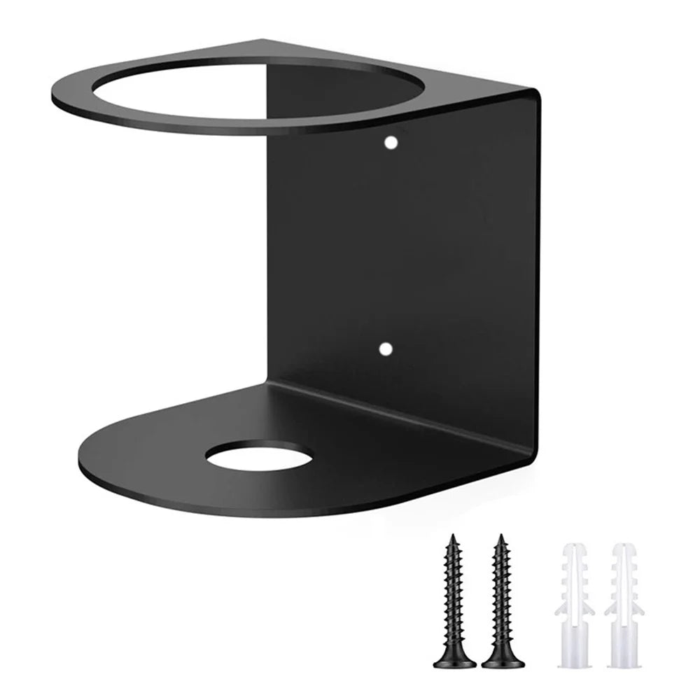 Single Slot Wall Mount Spray Bottle Holder Heavy Duty Metal Storage Rack Paint Can Organizer For Garage Workshop - 1