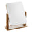 360 Degree Rotating Wooden Makeup Mirror Vintage Desktop High Definition Vanity Mirror - XL - 1