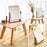 360 Degree Rotating Wooden Makeup Mirror Vintage Desktop High Definition Vanity Mirror - XL - 2