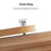 360 Degree Rotating Wooden Makeup Mirror Vintage Desktop High Definition Vanity Mirror - XL - 4